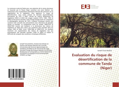 Evaluation du risque de désertification de la commune de Tanda (Niger) Ismaël Ti