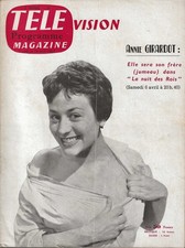 Télé Magazine n° 76 - Annie Girardot  (Avril 1957)