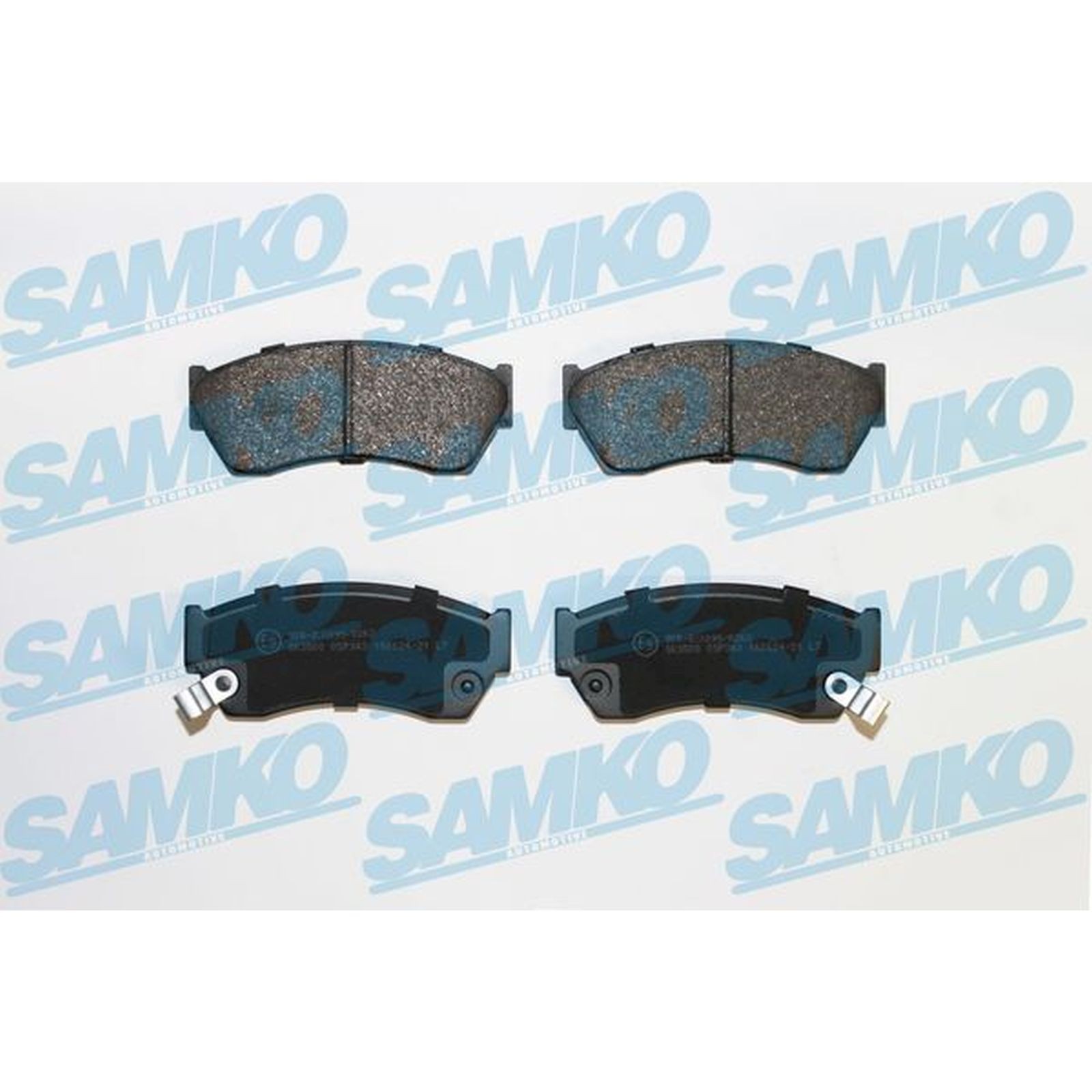 1x ORIGINAL® SAMKO Bremsbelagsatz, Scheibenbremse Vorne für Suzuki ALTO V