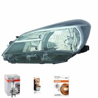 Halogen Scheinwerfer Frontscheinwerfer Rechts H4 FüR Toyota Yaris Inkl. Lampen