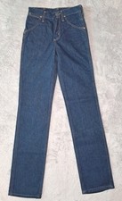 Vintage Wrangler Student Straight Leg Jeans 25x32 Deadstock 70s Made in USA