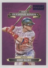 2021 Panini Diamond Kings Debut Artist Proof Blue Bobby Dalbec #DDK-BR 2s2