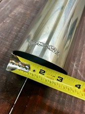 Exhaust Tip 11 Outlet 3 Inlet 2.5 Long Slant 304 Stainless