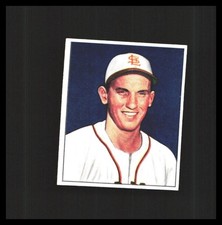 1950 John Lester Moss Rookie Card Bowman #251 St. Louis Browns NO COPYRIGHT. rookie card picture