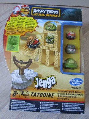 Angry Birds Star Wars Jenga Tatooine Hasbro Battle Spiel unbespielt OVP