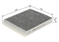 Innenraumfilter Bosch 1 987 432 469 Aktivkohlefilter FüR Renault Megane ScÉNic