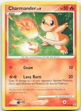Charmander 82/132 Common Secret Wonders Pokemon Damaged