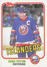 1981-82 Topps #27 Denis Potvin