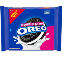 OREO Double Stuf Chocolate Sandwich Cookies, Party Size, 24.95 oz package