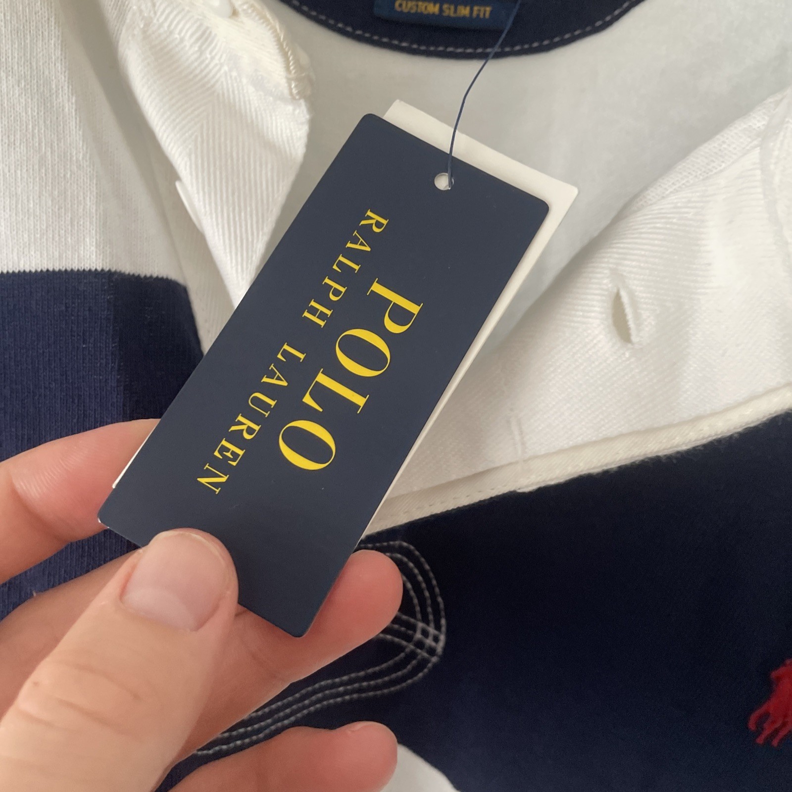 polo ralph lauren custom slim fit long sleeve rugby polo Size XXL NEW RRP £180 image 5