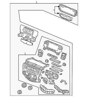 #ad Genuine Honda Base Assembly Panel Power *NH482L* Black Metallic 39183 SDR A43 $346.28