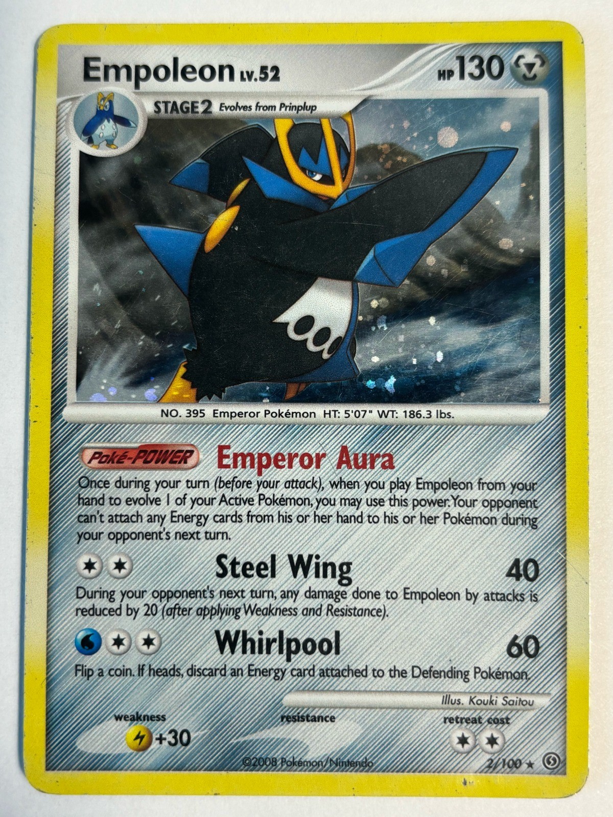 Empoleon Holo Rare Stormfront 2/100 MP