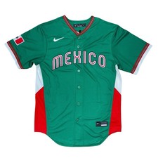 Nike Mexico 2026 World Baseball Classic WBC Green Jersey, Size Small NWT