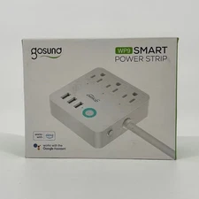 Wi-FI Smart Power Strip Plug  3 USB & 3 Outlets, UL, works w/ Alexa and Google