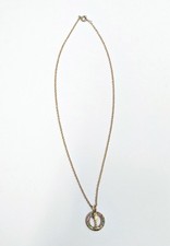 16" Gold Tone First Communion Necklace