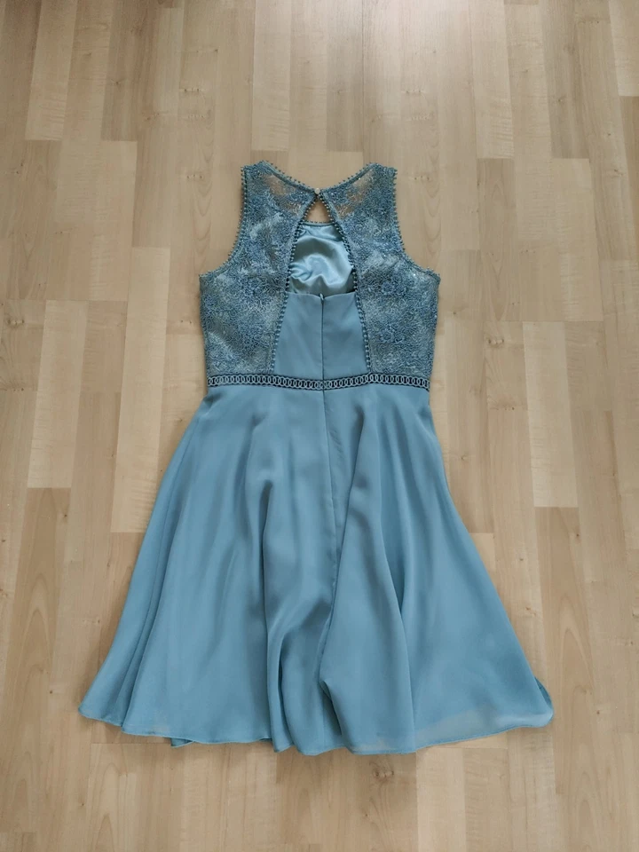 Vera Mont Kleid Cocktailkleid Ballkleid Hochzeit Brautjungfer Gr.S Mintgrün  - Bild 4 von 4