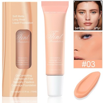 1 Stück Flüssiges, Mattes Und Langanhaltendes Make-up Kaschiert Poren 15 Ml