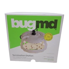 New Sealed BugMD Termination Station Traps w Two Disc Traps Eco-Friendly