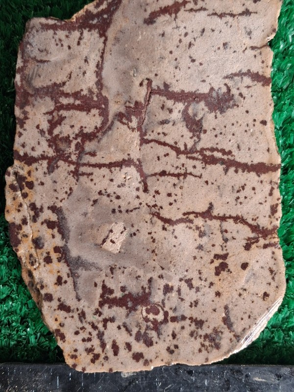 Rough Slab Dendritic Jasper 126g. 5/16" Thick Lapidary Cabbing #B-8