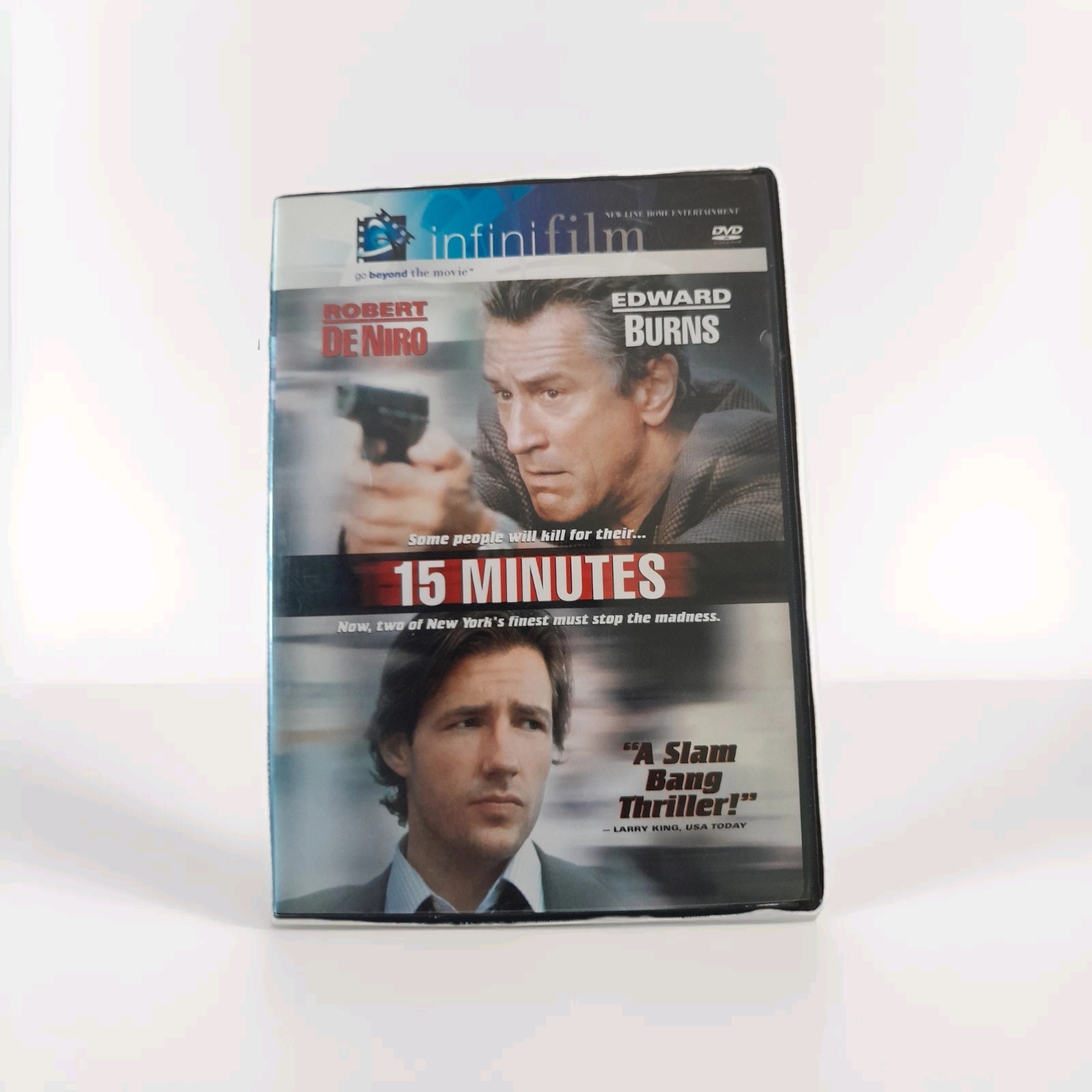 15 Minutes (DVD, 2001) Thriller [Region One] Robert De Niro, Edward Burns.