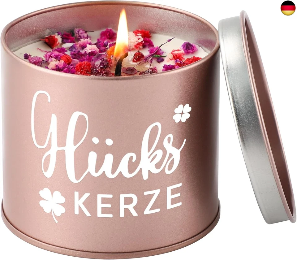 PRSTENLY Geschenke für Frauen Geburtstag Frau-Glückskerze-9OZ Duftkerzen H