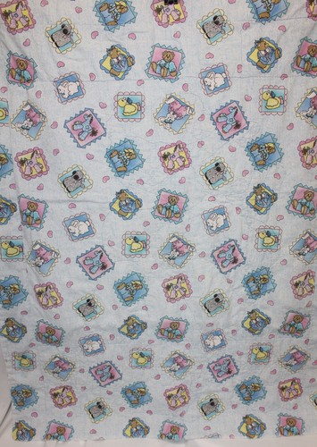 Trapunta bambino vintage fatta a mano jelly bean giunzione cambray pony - Foto 7 di 13