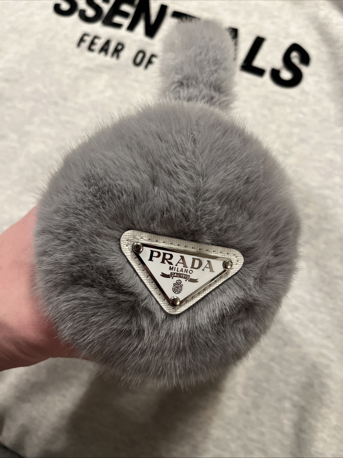 Grey Women’s Prada Earmuffs (NEW)