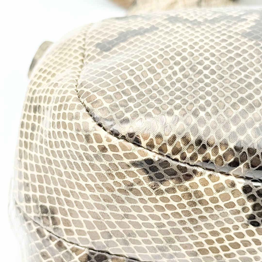 Coach Python Pattern PVC Tote Bag, Shoulder Bag, … - image 7