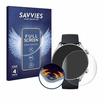4x Full-Screen Schutz Folie für Huami Amazfit GTR 4 Limited Edition 3D Display