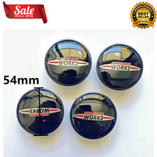 4 X Wheel Centre Hub Caps Mini Cooper Jcw 54mm R50 R55 R56 R57 R58 R60 R61