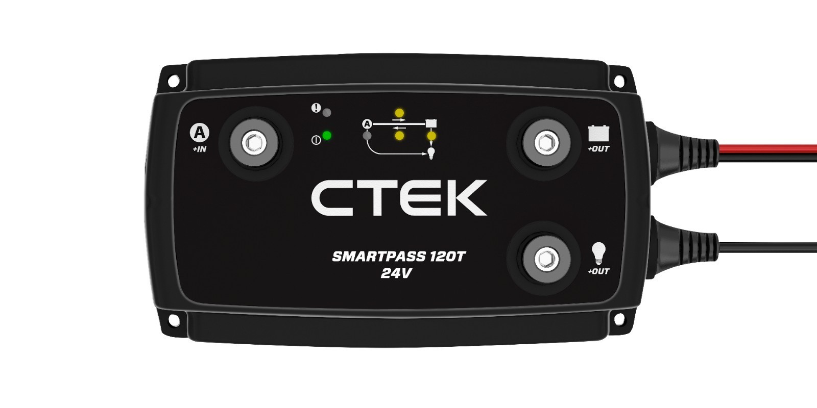 Caricabatterie CTEK Smartpass 120S, con kit di installazione