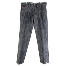 Southpole Premium Hip Hop Loose Straight Leg Y2K Denim Jeans Pants Black 38 EUC