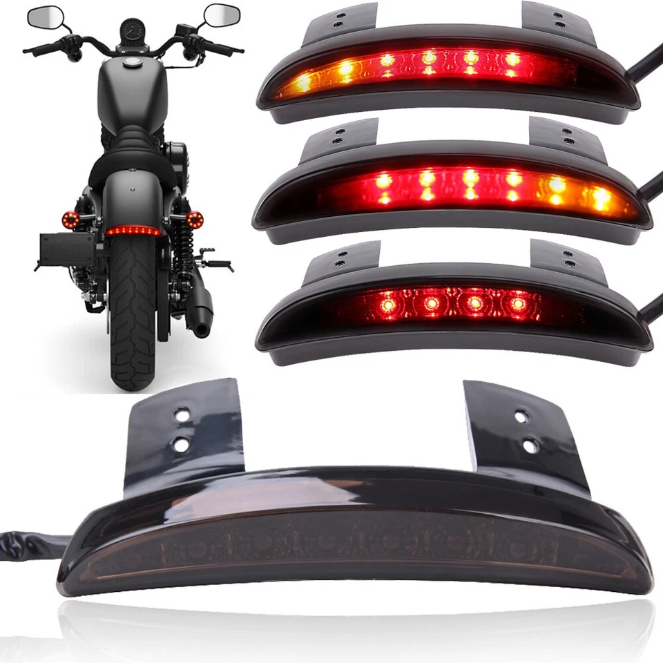 Luz trasera de freno LED señal de giro para Harley Davidson Softail Slim FLS 2012-2018 Foto 2 de 4