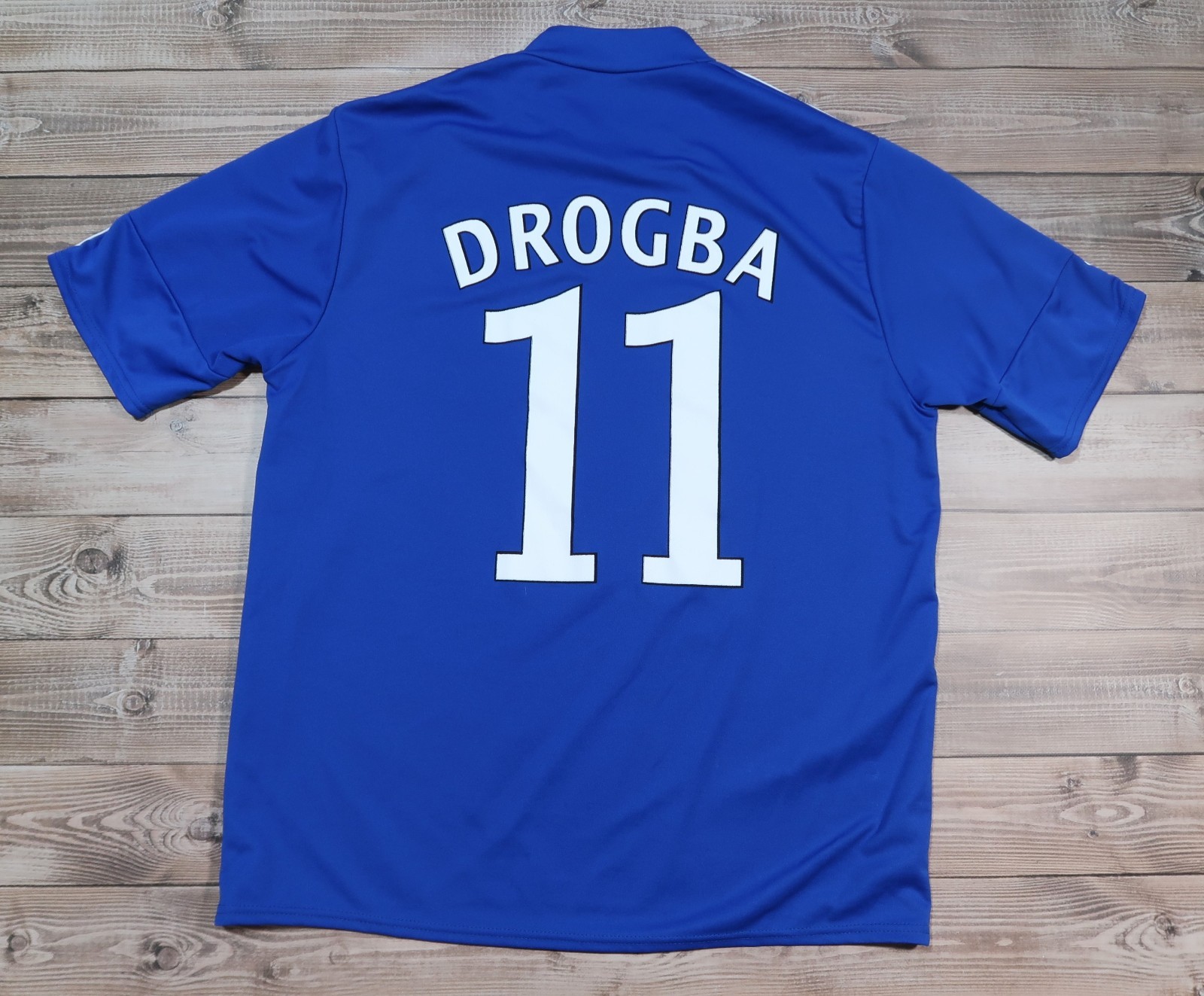 Authentic Home Football Shirt CHELSEA DROGBA Soccer Jersey 2009/10, Mens L/xl