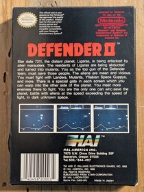 Defender II 2 (Nintendo NES) With Box And Manual 