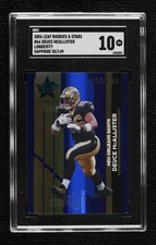 2006 Leaf Rookies & Stars Longevity Sapphire Deuce McAllister SGC 10 GEM 0d68