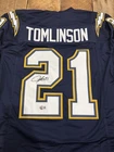 LaDanian Tomlinson Signed San Diego Chargers Jersey (Beckett) 2006 NFL MVP / R.B