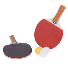 Tischtennis Set mit 2 Schläger und 3 Bällen Tischtennis Ping Pong Set Anfänger