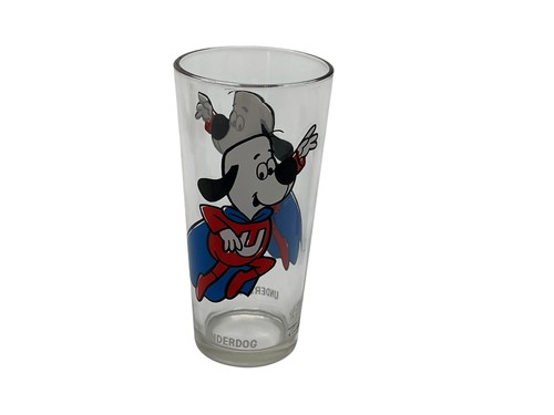 Vintage Pepsi Underdog Collector Series Pint Glass Tumbler