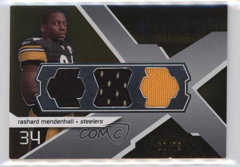 Rashard Mendenhall SPx Rookie Materials #RMRM Unique Shape Triple
