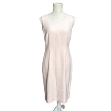 NWT Le Suit Sleeveless Above Knee Midi Dress Pink Womens 4 Work Wedding Business