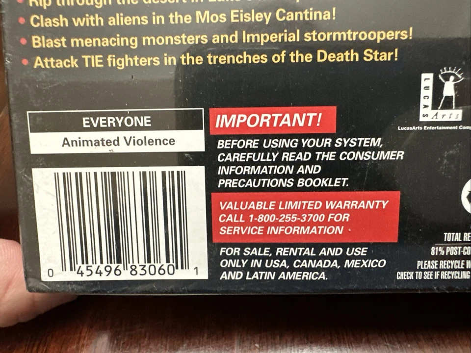 Super Star Wars (Nintendo SNES, 1996) New In Shrink! - Image 4 of 4