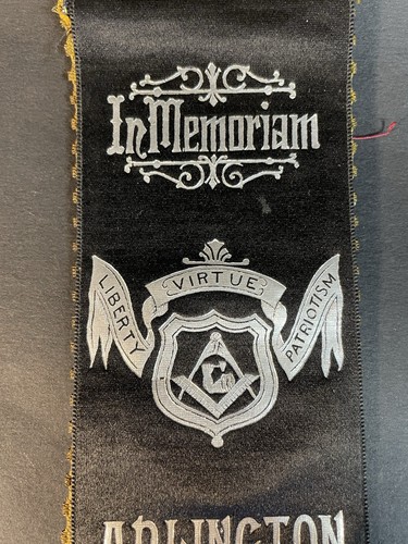 Antique Jr O.U.A.M Order United American Mechanics Ribbon #69 Arlington MD 9” - Bild 15 von 16
