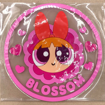 Blossom The Powerpuff Mädchen Gummi Klar Untersetzer Japan uu917