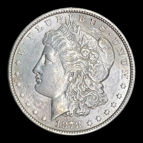 1878 Morgan Silver Dollar, Rev 79, AU