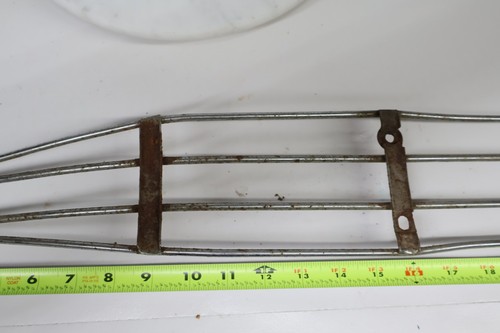 Used Vintage OEM Original Yamaha 1969 DT1 250 Exhaust Heat Shield - Japan Chrome - Foto 6 di 10