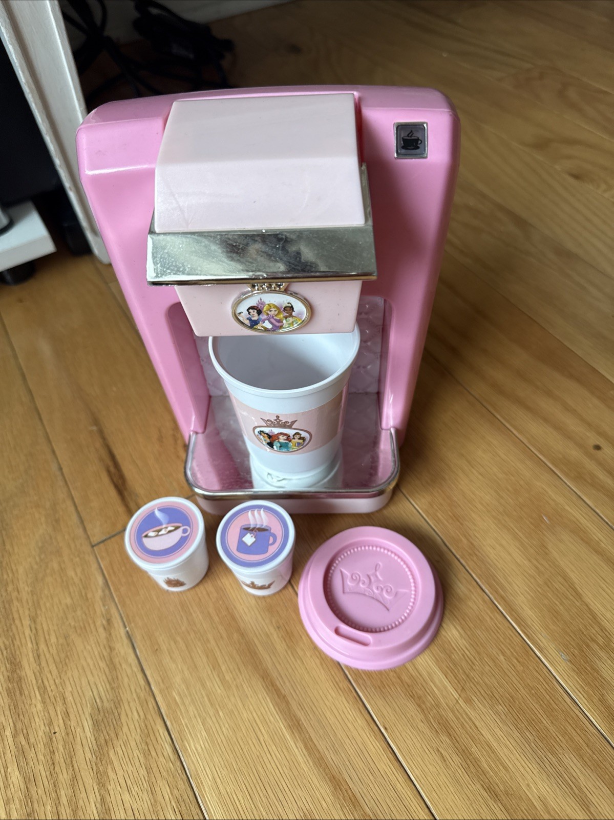 Disney Princess Coffee Machine + Mug Cinderella Little Mermaid Sleeping Beauty