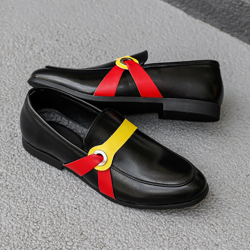 Men's Leather Casual Shoes Loafers Outdoor Driving Flats Moccasins Walking Shoes - Picture 16 of 24