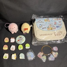 Sumiko Gurashi Goods Lot of Set Polar Bear Tapioca Fried Shrimp Tail Badge Strap