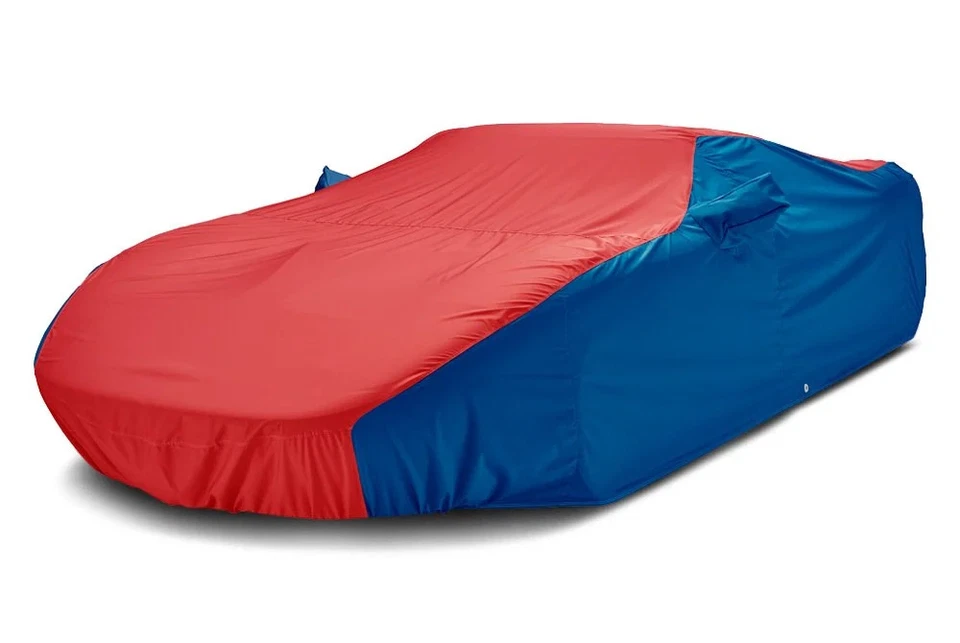 For Cadillac DTS 06-11 Car Cover WeatherShield HP Two-Tone Red Custom Car Cover - Imagem 3 de 4